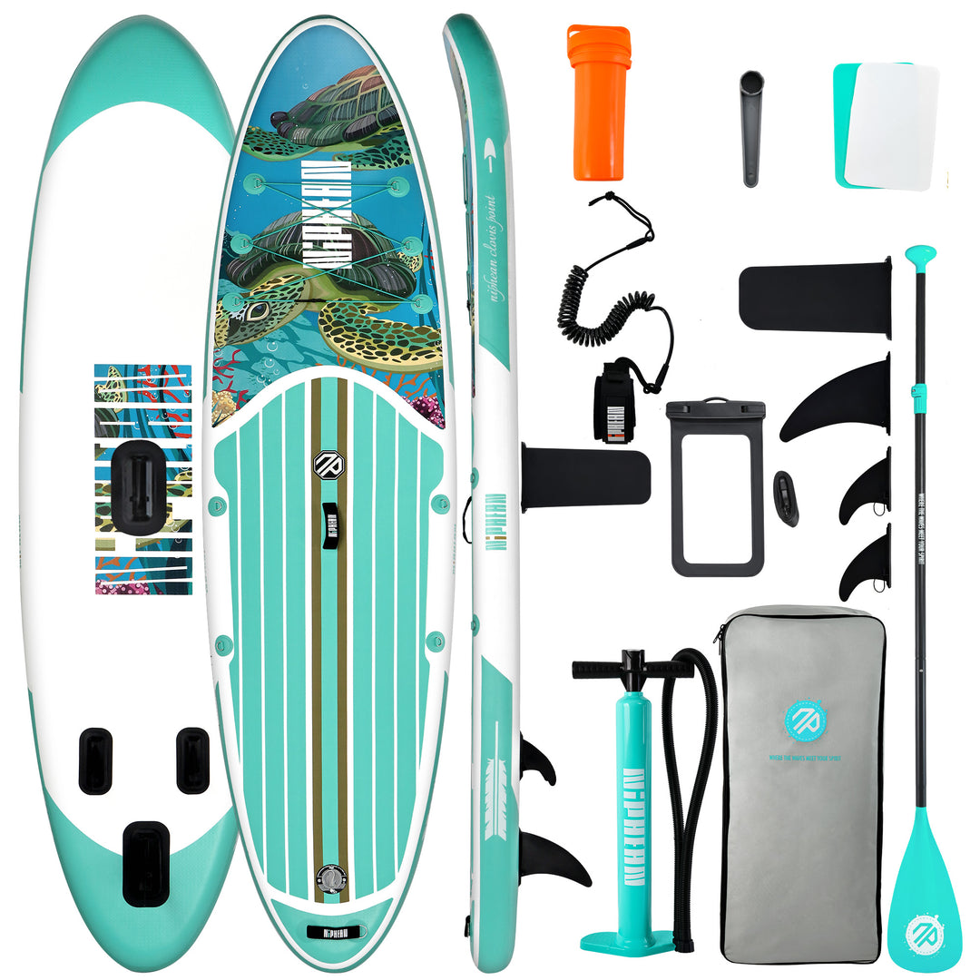 Niphean Classic Clovis Point Series All-Round 10'6" Inflatable Stand Up Paddle Board Set|20260305001.png|Recycled materials