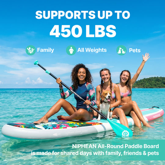Niphean Classic Clovis Point Series All-Round 10'6" Inflatable Stand Up Paddle Board Set