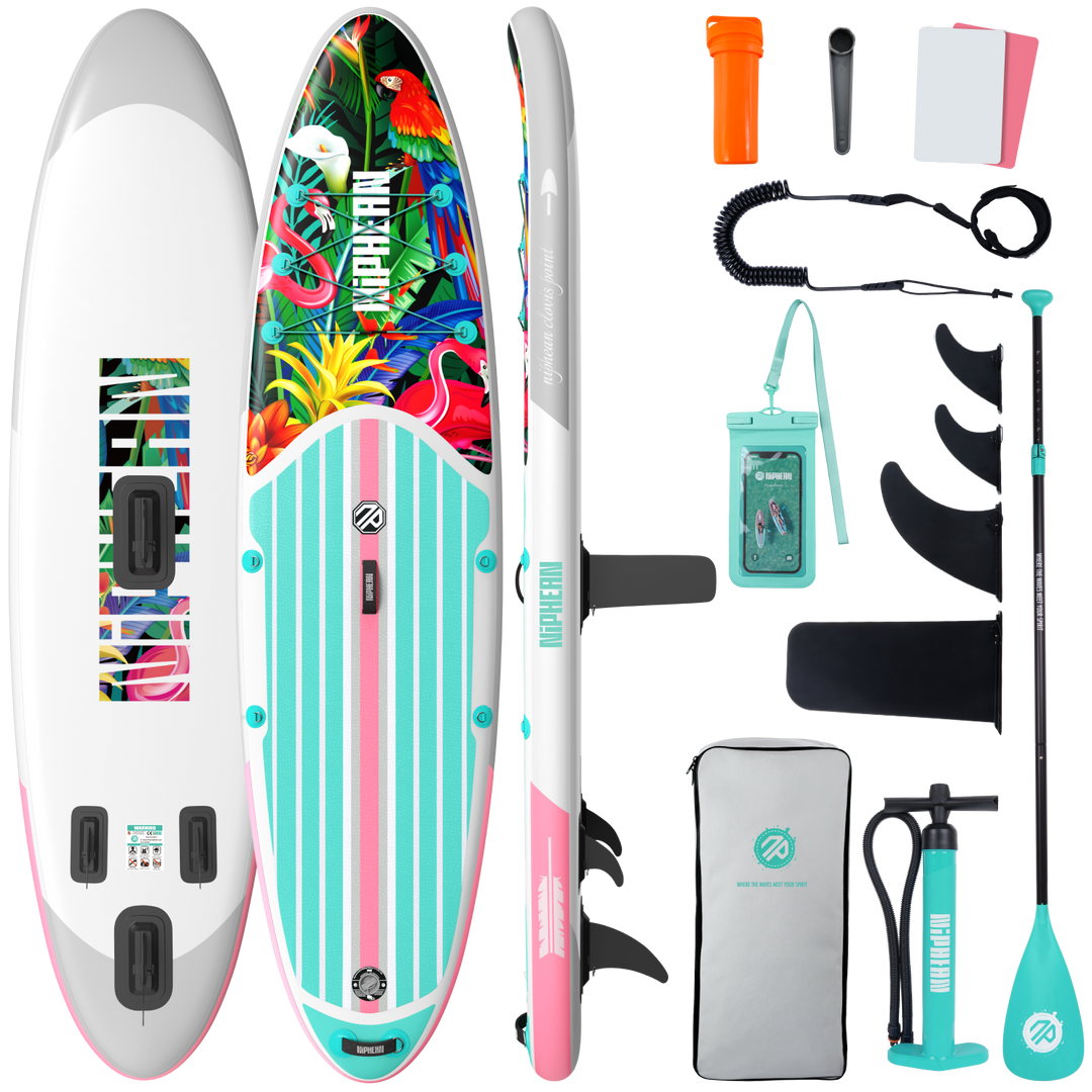 Niphean Classic Clovis Point Series All-Round 10'6" Inflatable Stand Up Paddle Board Set