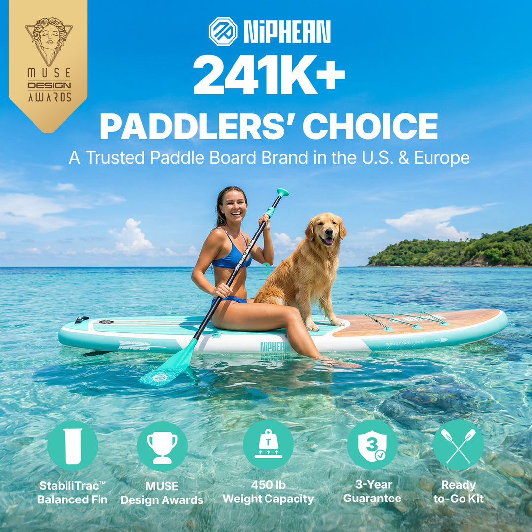 Niphean Classic All-Round 10'6" Inflatable Stand Up Paddle Board Set