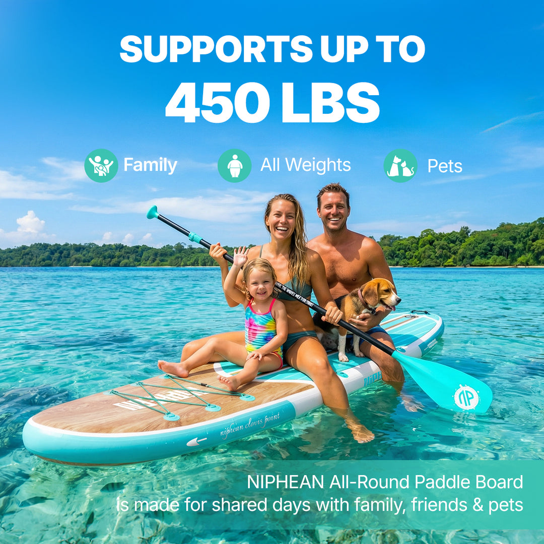 Niphean Classic All-Round 10'6" Inflatable Stand Up Paddle Board Set