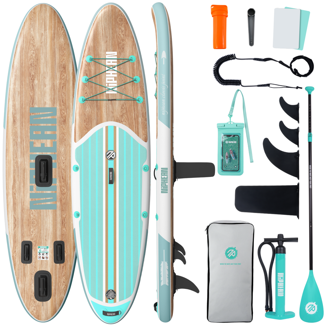 Niphean Classic Clovis Point Series All-Round 10'6" Inflatable Stand Up Paddle Board Set