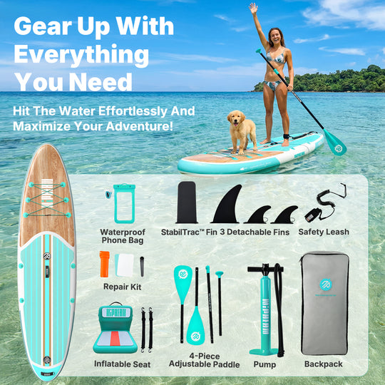 Niphean Classic All-Round 10'6" Inflatable Stand Up Paddle Board Set