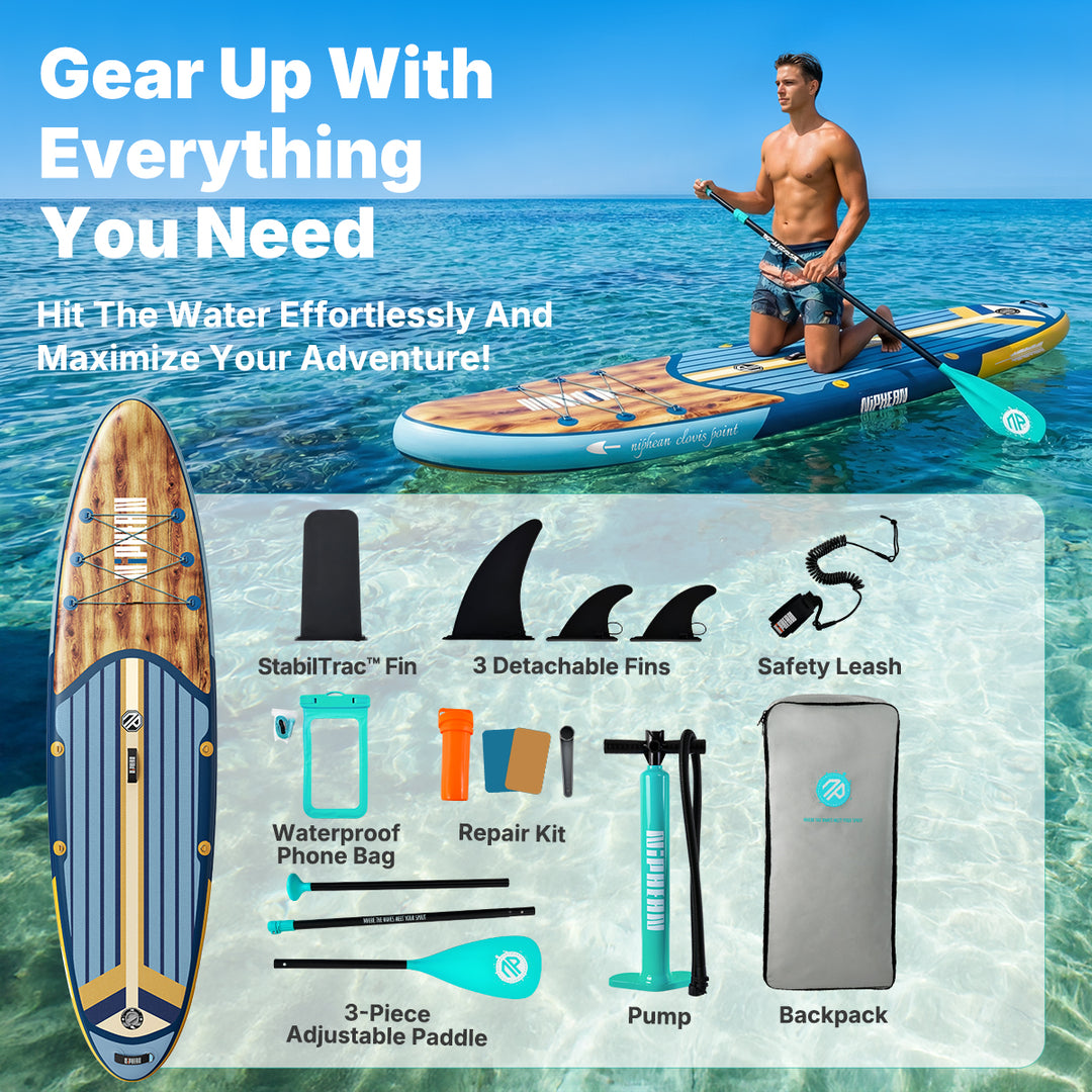 Niphean Classic All-Round 10'6" Inflatable Stand Up Paddle Board Set