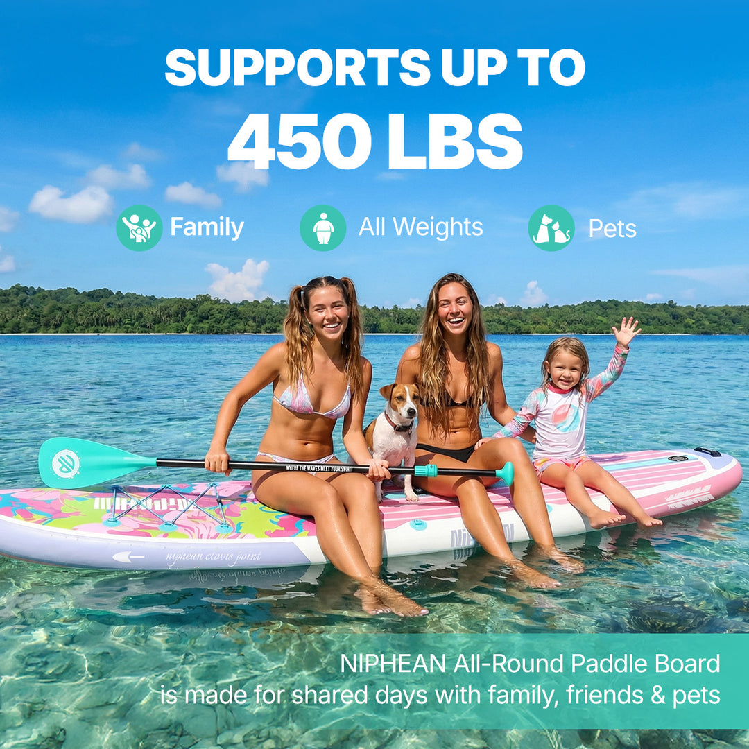 Niphean Classic Clovis Point Series All-Round 10'6" Inflatable Stand Up Paddle Board Set|20260305001.png|Recycled materials