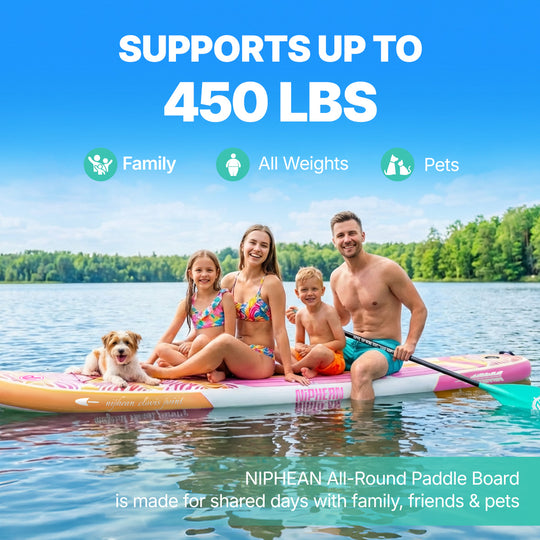 Niphean Classic Clovis Point Series All-Round 10'6" Inflatable Stand Up Paddle Board Set|20260305001.png|Recycled materials