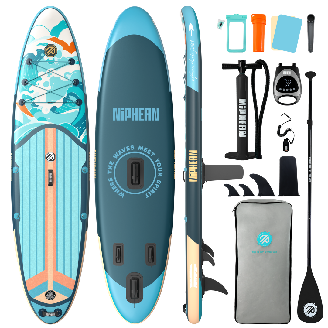 Niphean Classic Clovis Point Series All-Round 10'6" Inflatable Stand Up Paddle Board Set|20260305001.png|Recycled materials