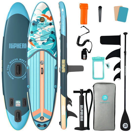 Niphean Classic Clovis Point Series All-Round 10'6" Inflatable Stand Up Paddle Board Set|20260305001.png|Recycled materials