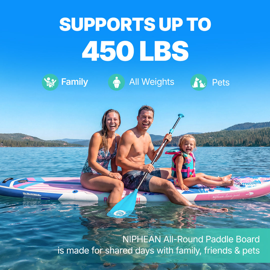 Niphean Classic Clovis Point Series All-Round 10'6" Inflatable Stand Up Paddle Board Set