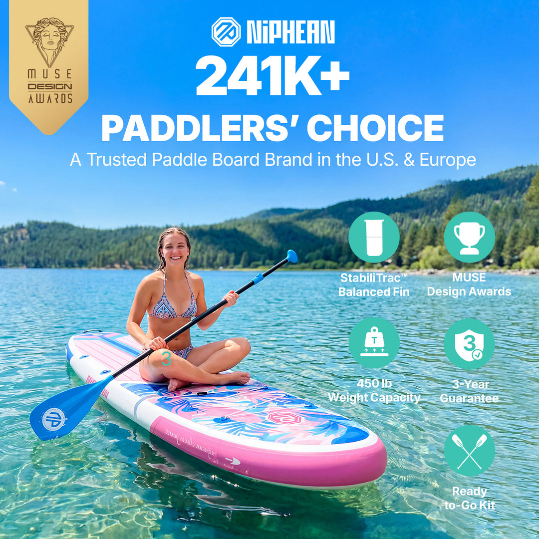 Niphean Classic Clovis Point Series All-Round 10'6" Inflatable Stand Up Paddle Board Set|20260305001.png|Recycled materials