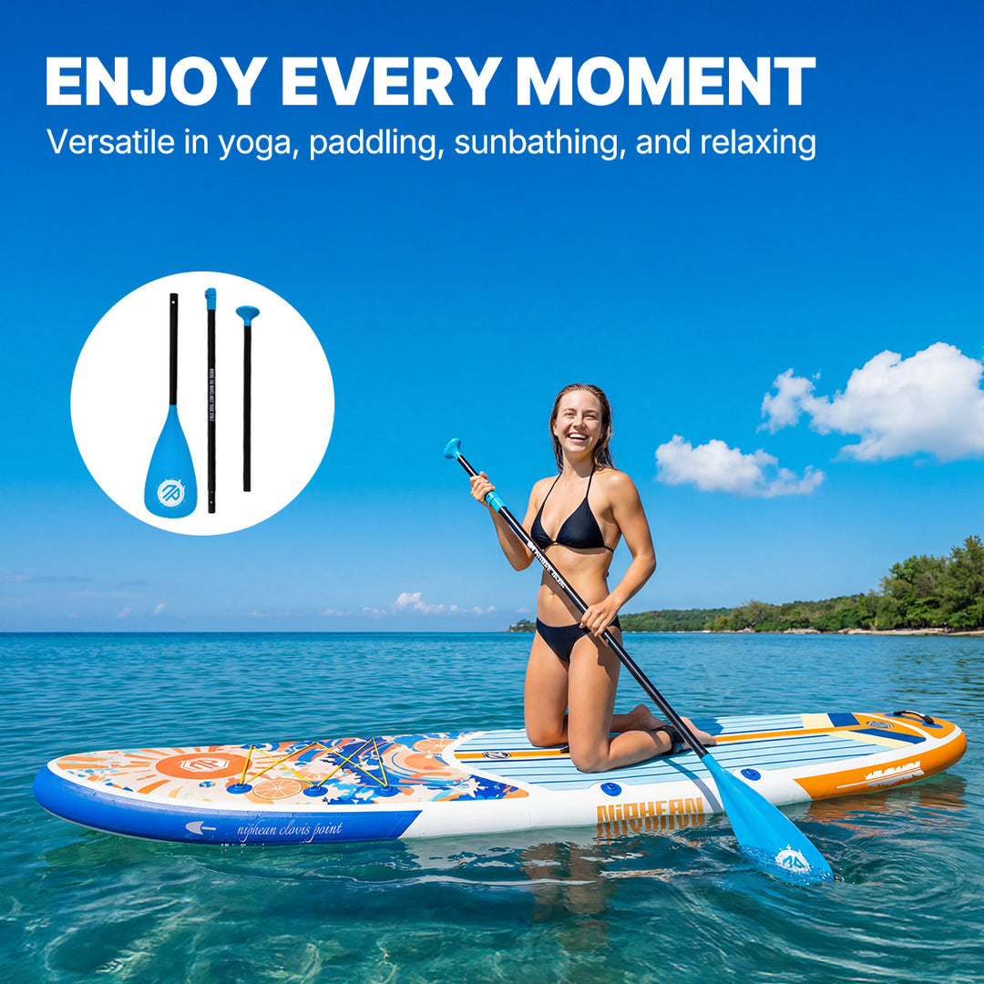 Niphean Classic Clovis Point Series All-Round 10'6" Inflatable Stand Up Paddle Board Set