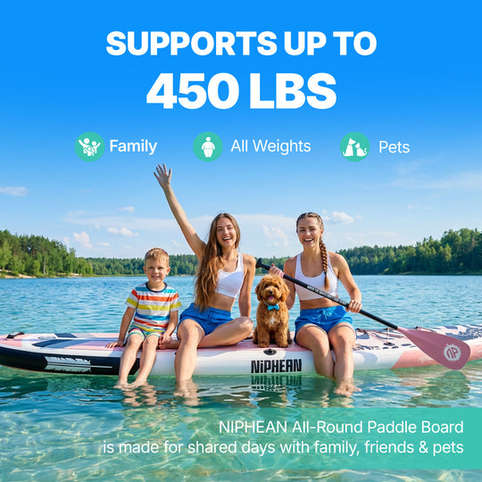 Niphean Classic Clovis Point Series All-Round 10'6" Inflatable Stand Up Paddle Board Set