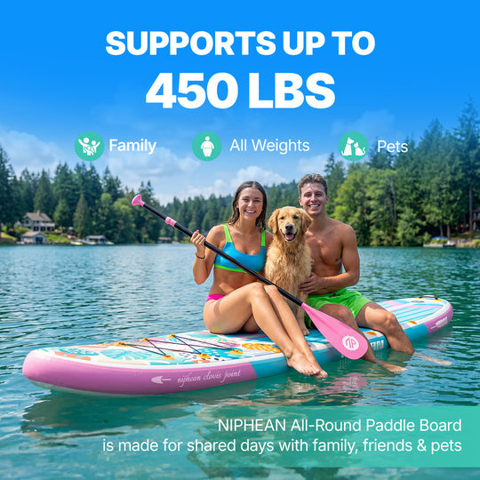 Niphean Classic Clovis Point Series All-Round 10'6" Inflatable Stand Up Paddle Board Set