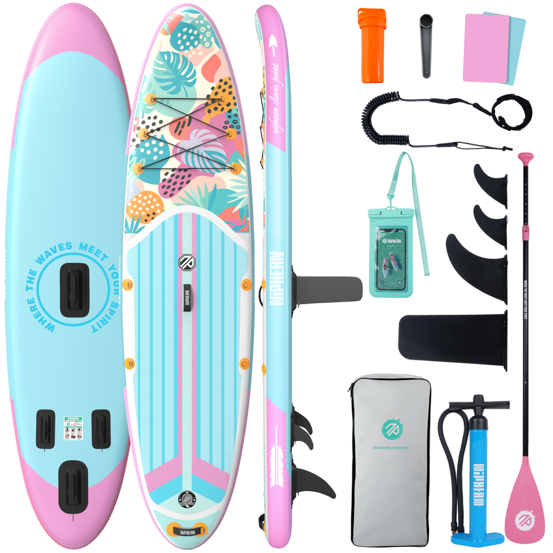 Niphean Classic Clovis Point Series All-Round 10'6" Inflatable Stand Up Paddle Board Set