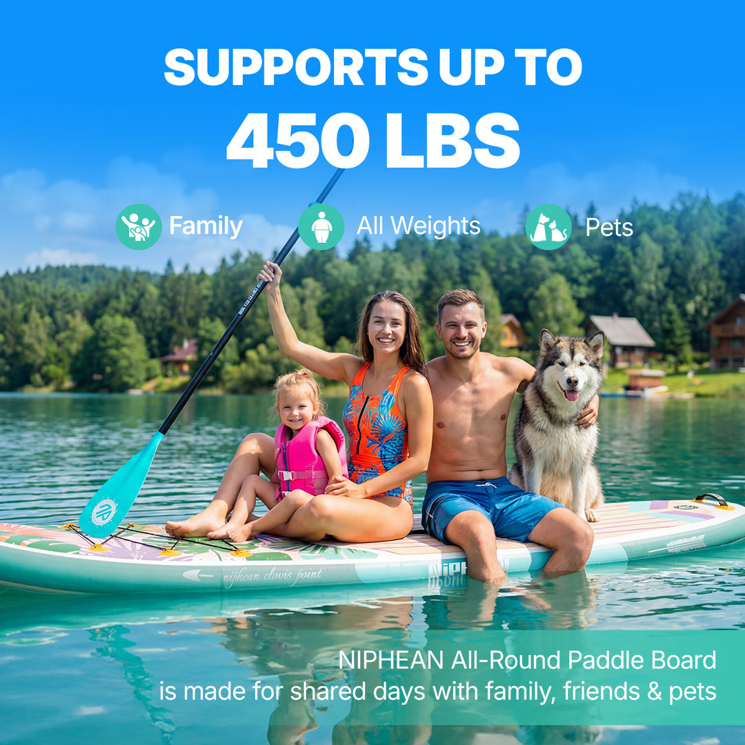 Niphean Classic Clovis Point Series All-Round 10'6" Inflatable Stand Up Paddle Board Set|20260305001.png|Recycled materials