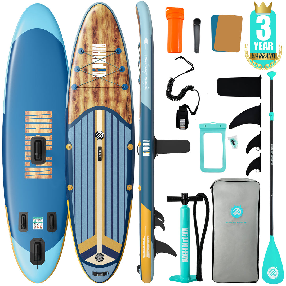 Niphean Classic All-Round 10'6" Inflatable Stand Up Paddle Board Set