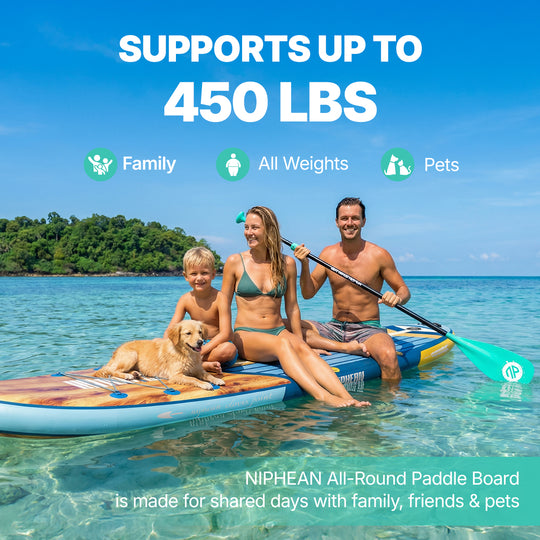 Niphean Classic All-Round 10'6" Inflatable Stand Up Paddle Board Set