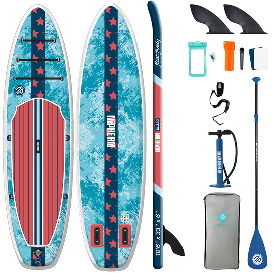 Niphean Inflatable Paddle Board 10'6" Ultralight Stand Up Paddleboard--