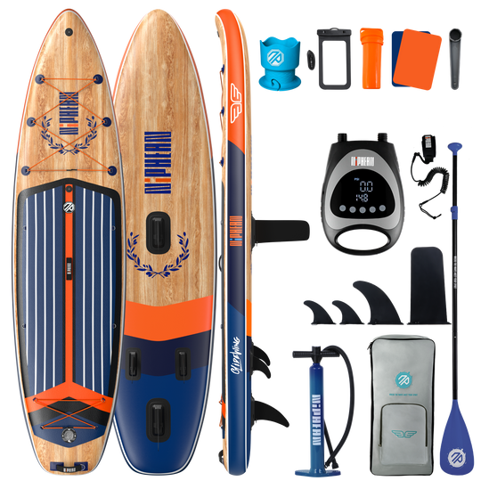 Niphean Classic Glidewing Series All-Round 11' Inflatable Stand Up Paddle Board Set|20260305001.png|Recycled materials