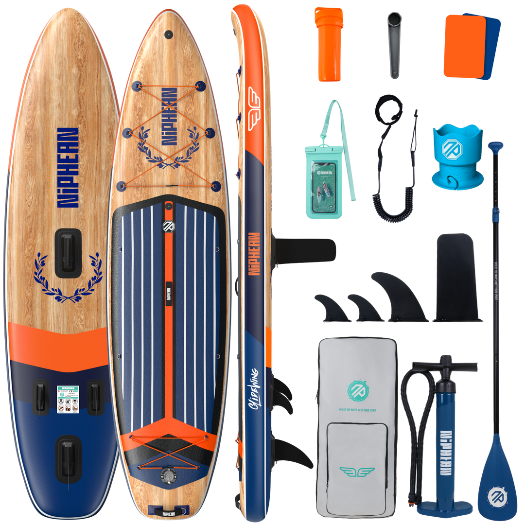 Niphean Classic Glidewing Series All-Round 11' Inflatable Stand Up Paddle Board Set