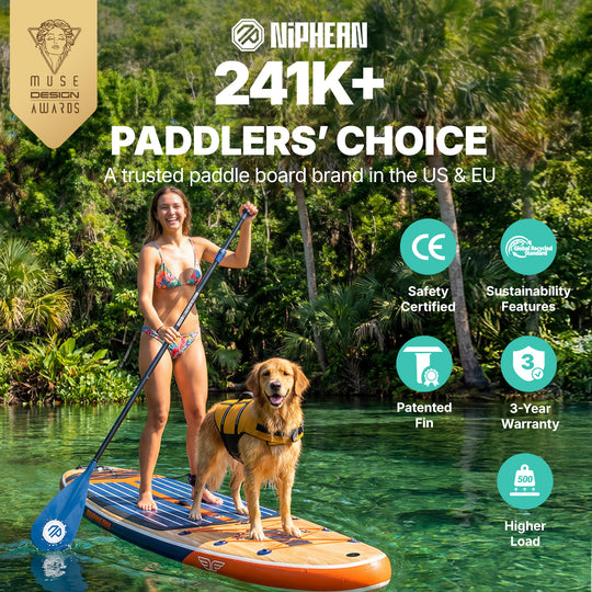 Niphean Classic All-Round 11' Inflatable Stand Up Paddle Board Set