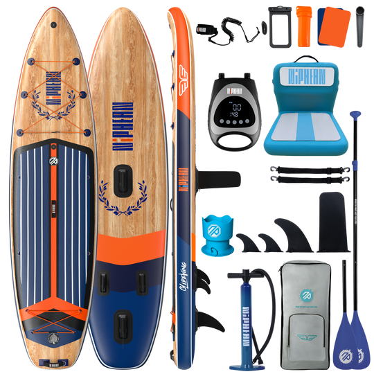 Niphean Classic Glidewing Series All-Round 11' Inflatable Stand Up Paddle Board Set|20260305001.png|Recycled materials