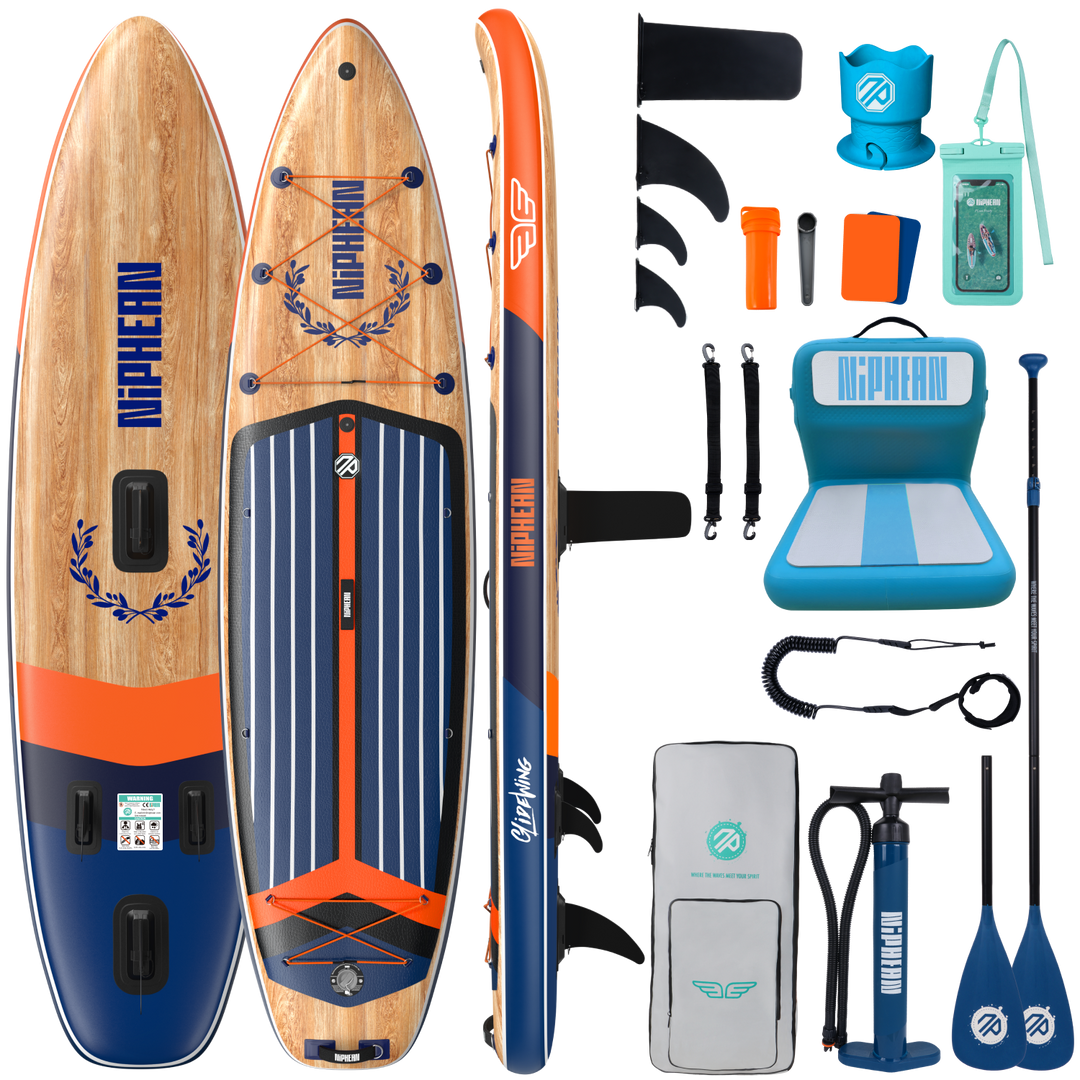 Niphean Classic Glidewing Series All-Round 11' Inflatable Stand Up Paddle Board Set