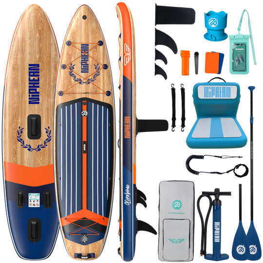 Niphean Classic Glidewing Series All-Round 11' Inflatable Stand Up Paddle Board Set