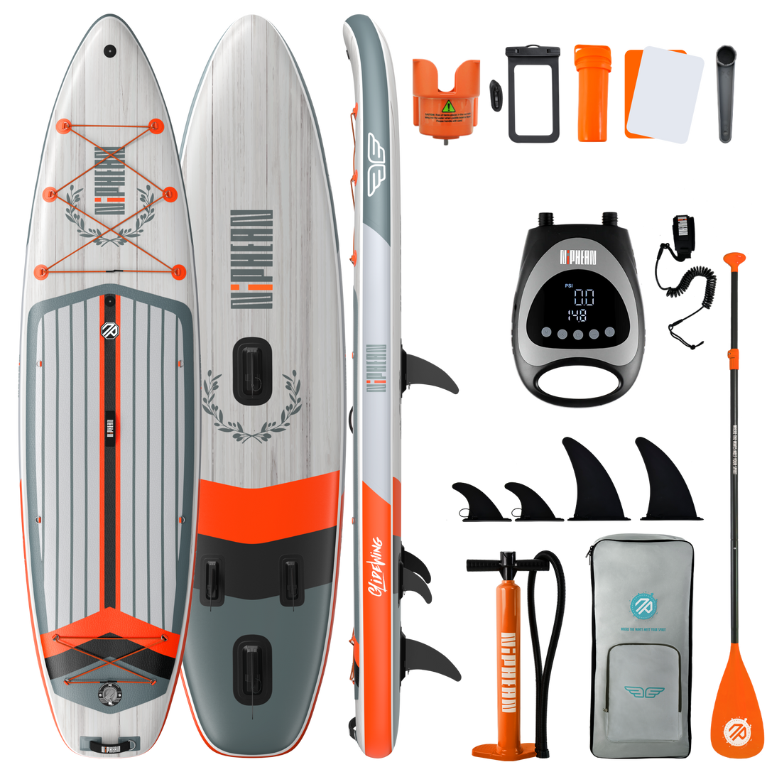 Niphean Classic Glidewing Series All-Round 11' Inflatable Stand Up Paddle Board Set|20260305001.png|Recycled materials