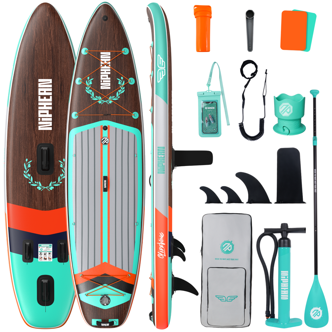 Niphean Classic Glidewing Series All-Round 11' Inflatable Stand Up Paddle Board Set
