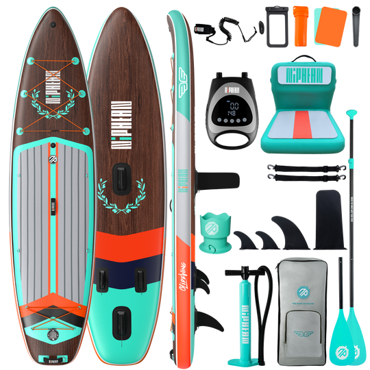 Niphean Classic Glidewing Series All-Round 11' Inflatable Stand Up Paddle Board Set|20260305001.png|Recycled materials