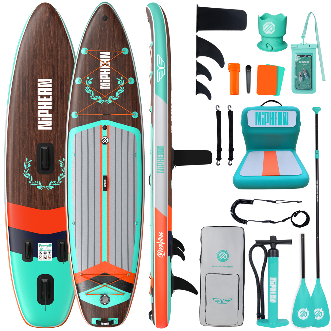 Niphean Classic Glidewing Series All-Round 11' Inflatable Stand Up Paddle Board Set