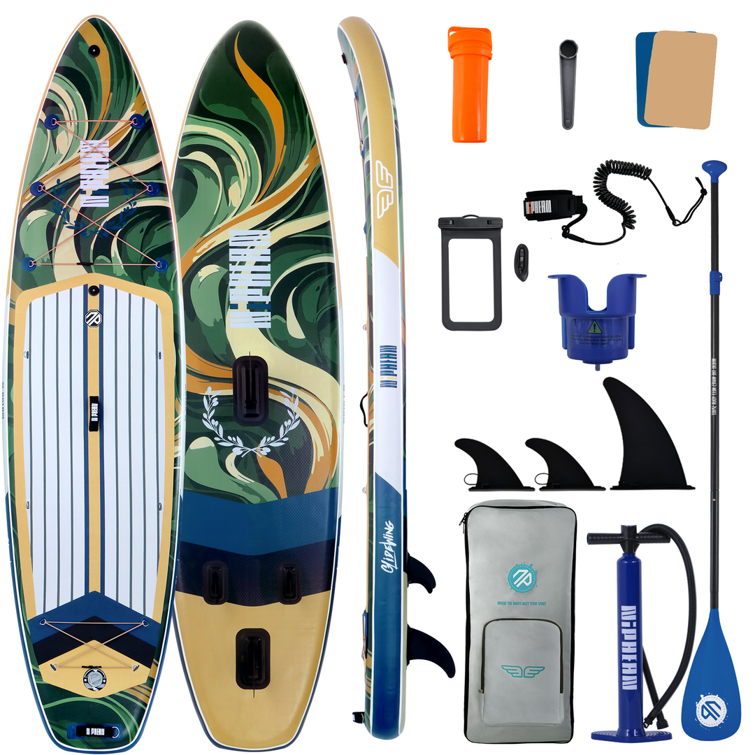 Niphean Classic Glidewing Series All-Round 11' Inflatable Stand Up Paddle Board Set|20260305001.png|Recycled materials