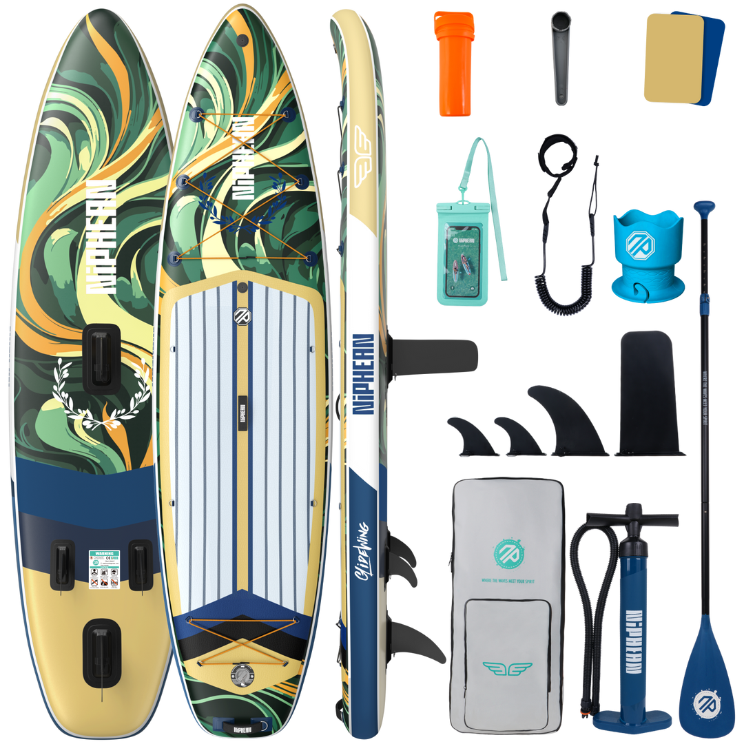 Niphean Classic Glidewing Series All-Round 11' Inflatable Stand Up Paddle Board Set