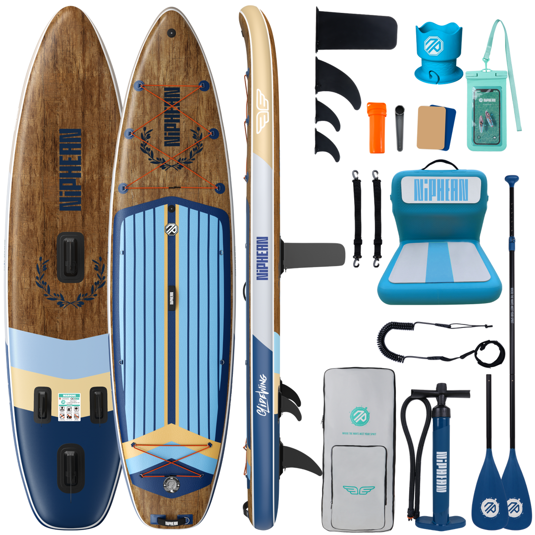 Niphean Classic Glidewing Series All-Round 11' Inflatable Stand Up Paddle Board Set