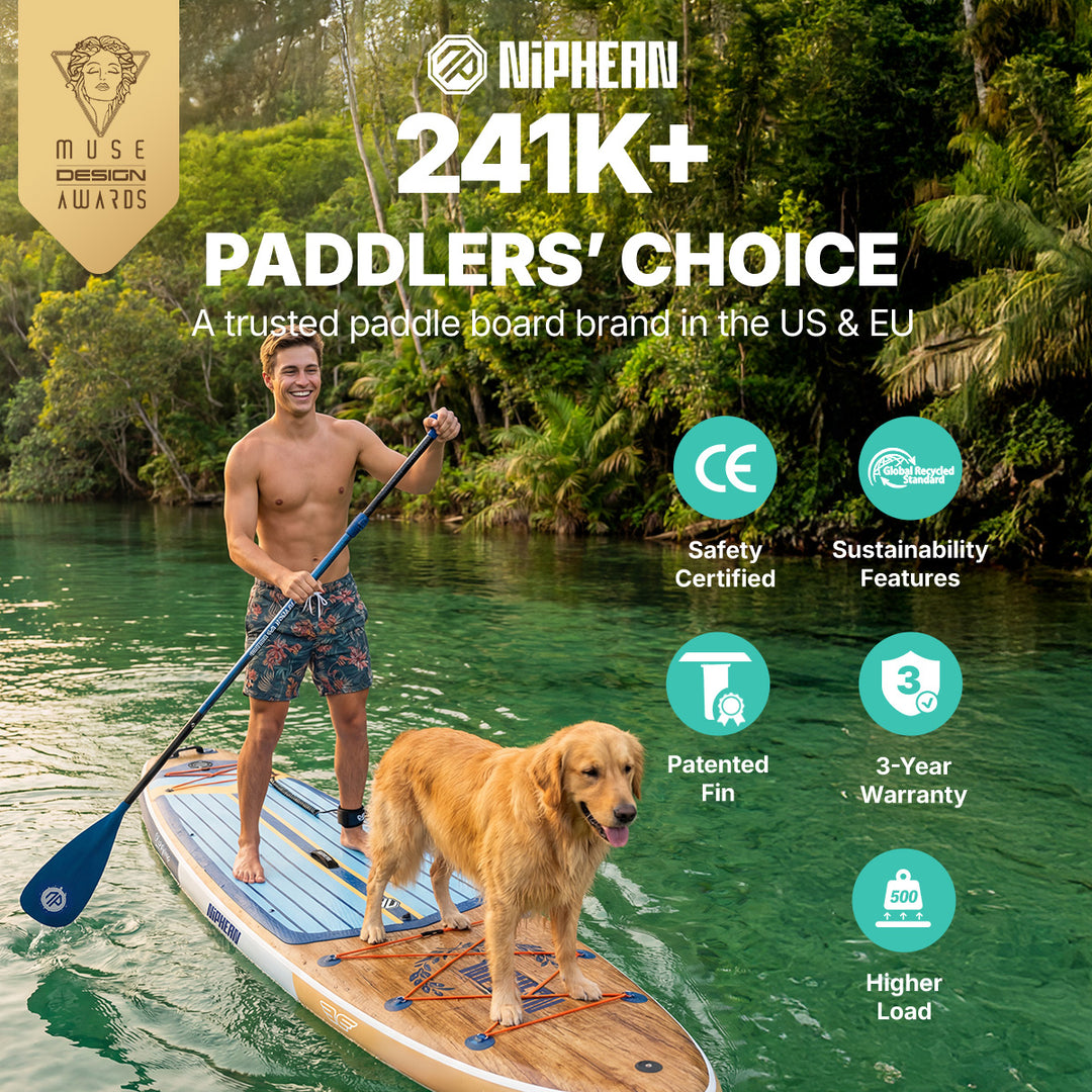 Niphean Classic All-Round 11' Inflatable Stand Up Paddle Board Set