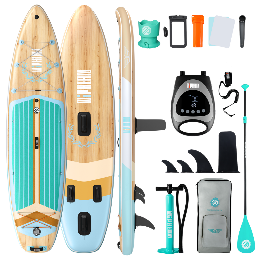 Niphean Classic Glidewing Series All-Round 11' Inflatable Stand Up Paddle Board Set|20260305001.png|Recycled materials