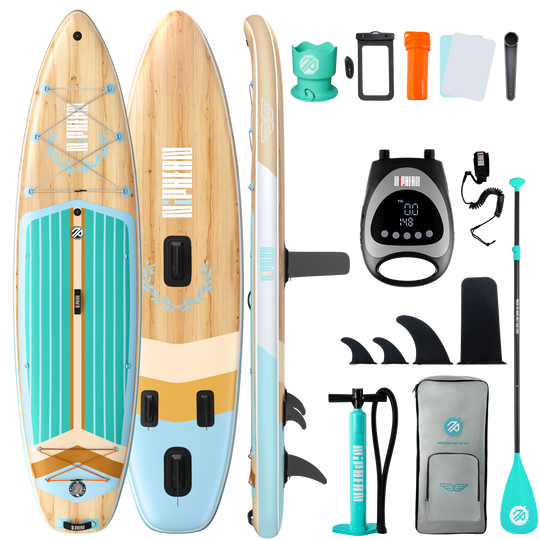 Niphean Classic Glidewing Series All-Round 11' Inflatable Stand Up Paddle Board Set|20260305001.png|Recycled materials
