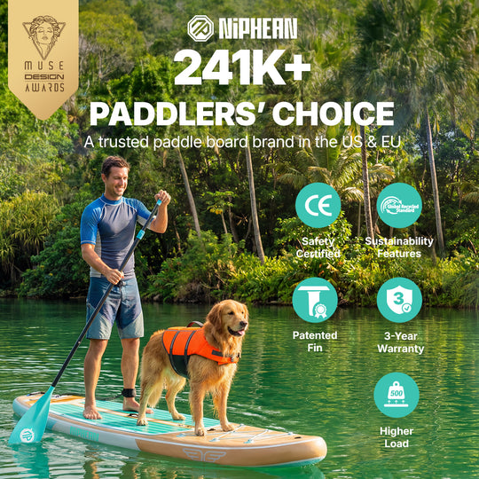 Niphean Classic All-Round 11' Inflatable Stand Up Paddle Board Set
