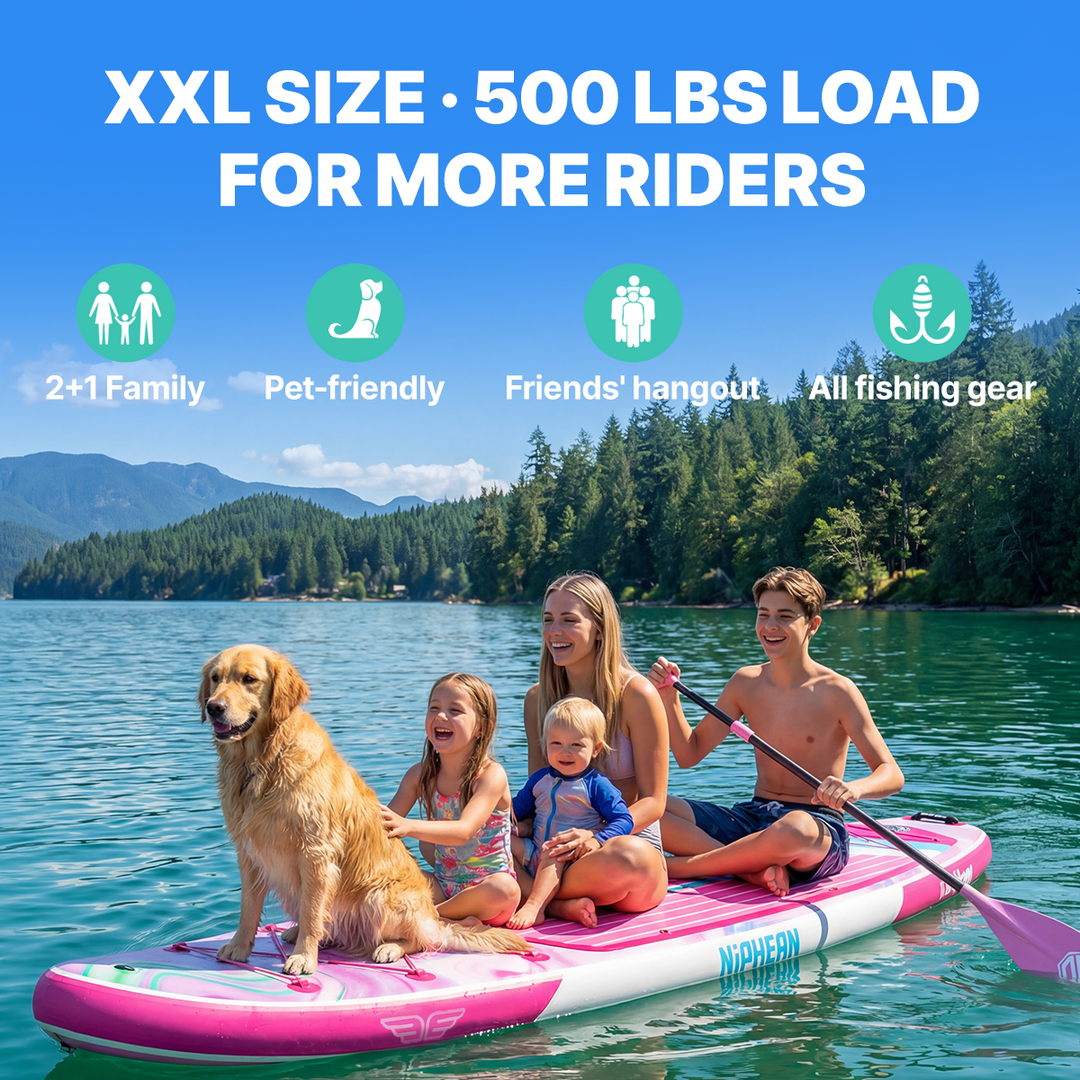 Niphean Classic Glidewing Series All-Round 11' Inflatable Stand Up Paddle Board Set|20260305001.png|Recycled materials