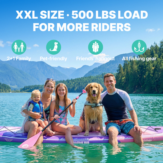 Niphean Classic Glidewing Series All-Round 11' Inflatable Stand Up Paddle Board Set|20260305001.png|Recycled materials