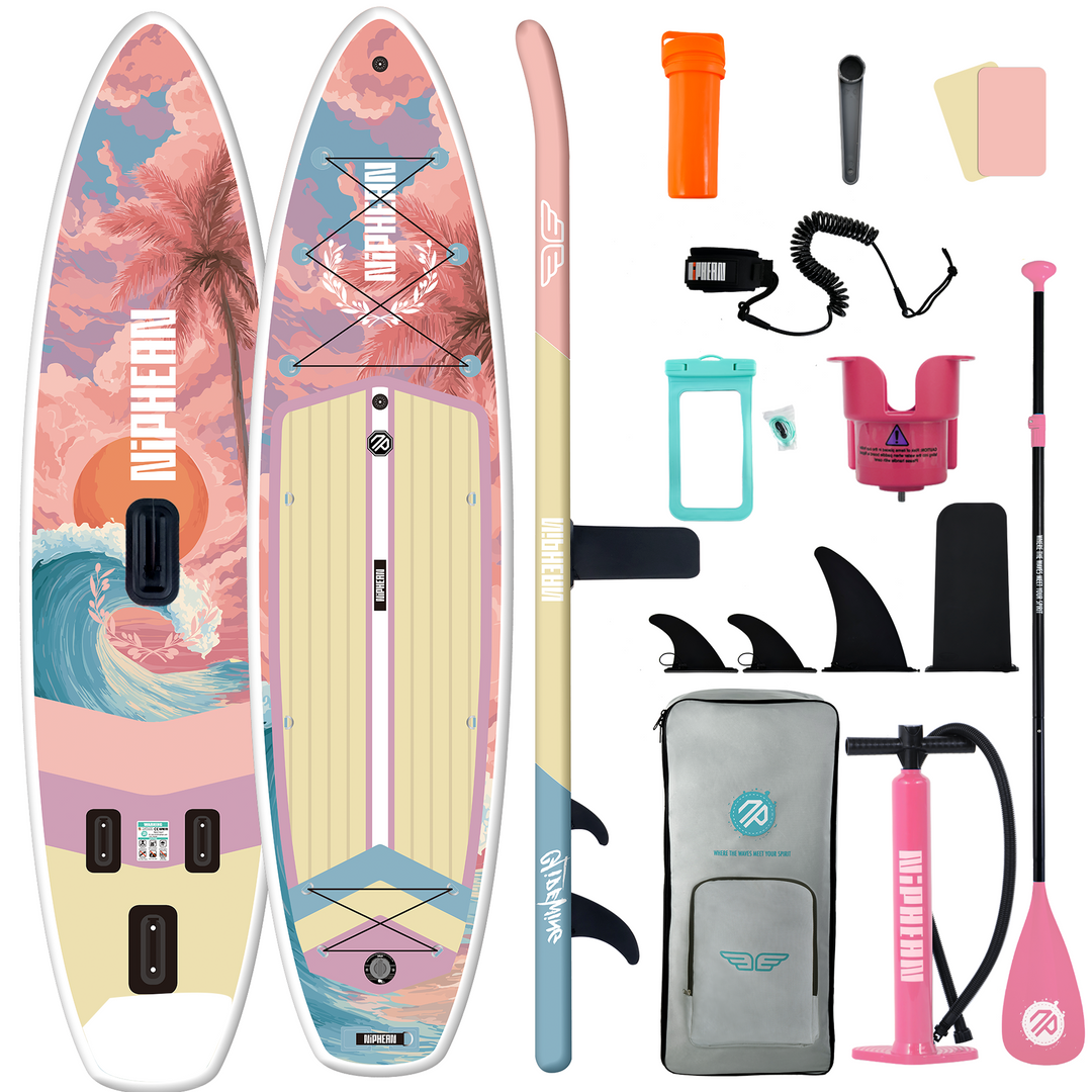 Niphean Classic Glidewing Series All-Round 11' Inflatable Stand Up Paddle Board Set|20260305001.png|Recycled materials