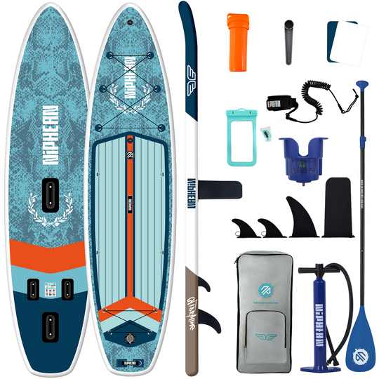 Niphean Classic Glidewing Series All-Round 11' Inflatable Stand Up Paddle Board Set|20260305001.png|Recycled materials
