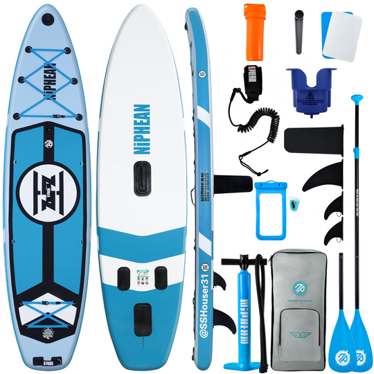 Niphean Classic Glidewing Series All-Round 11' Inflatable Stand Up Paddle Board Set|20260305001.png|Recycled materials