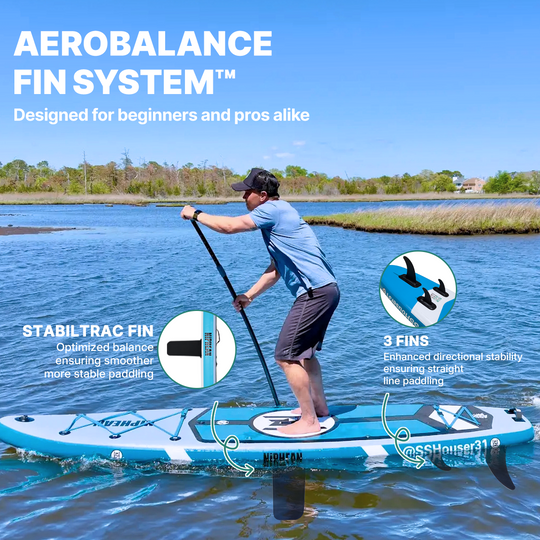 Niphean Classic Glidewing Series All-Round 11' Inflatable Stand Up Paddle Board Set|20260305001.png|Recycled materials