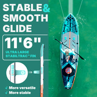 Niphean Pro All-Round 11'6" Inflatable Stand Up Paddle Board Set