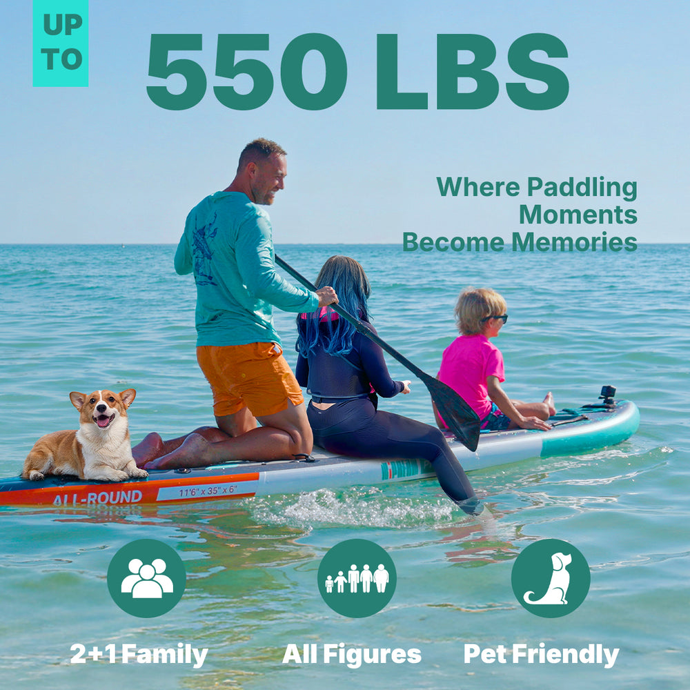 Niphean Pro All-Round 11'6" Inflatable Stand Up Paddle Board Set