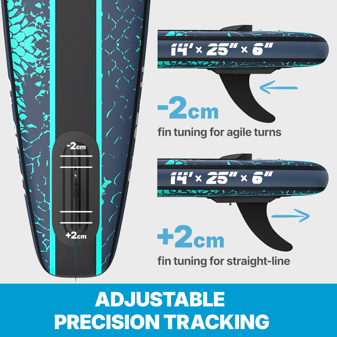 Niphean Pro Racing 14' Inflatable Stand Up Paddle Board Set