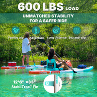 Niphean Pro Touring 12'6" Inflatable Stand Up Paddle Board Set