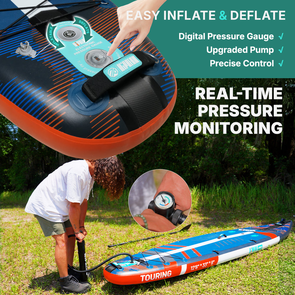 Niphean Pro Touring 12'6" Inflatable Stand Up Paddle Board Set